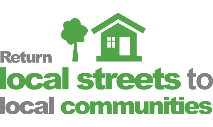 Return local streets to local communities
